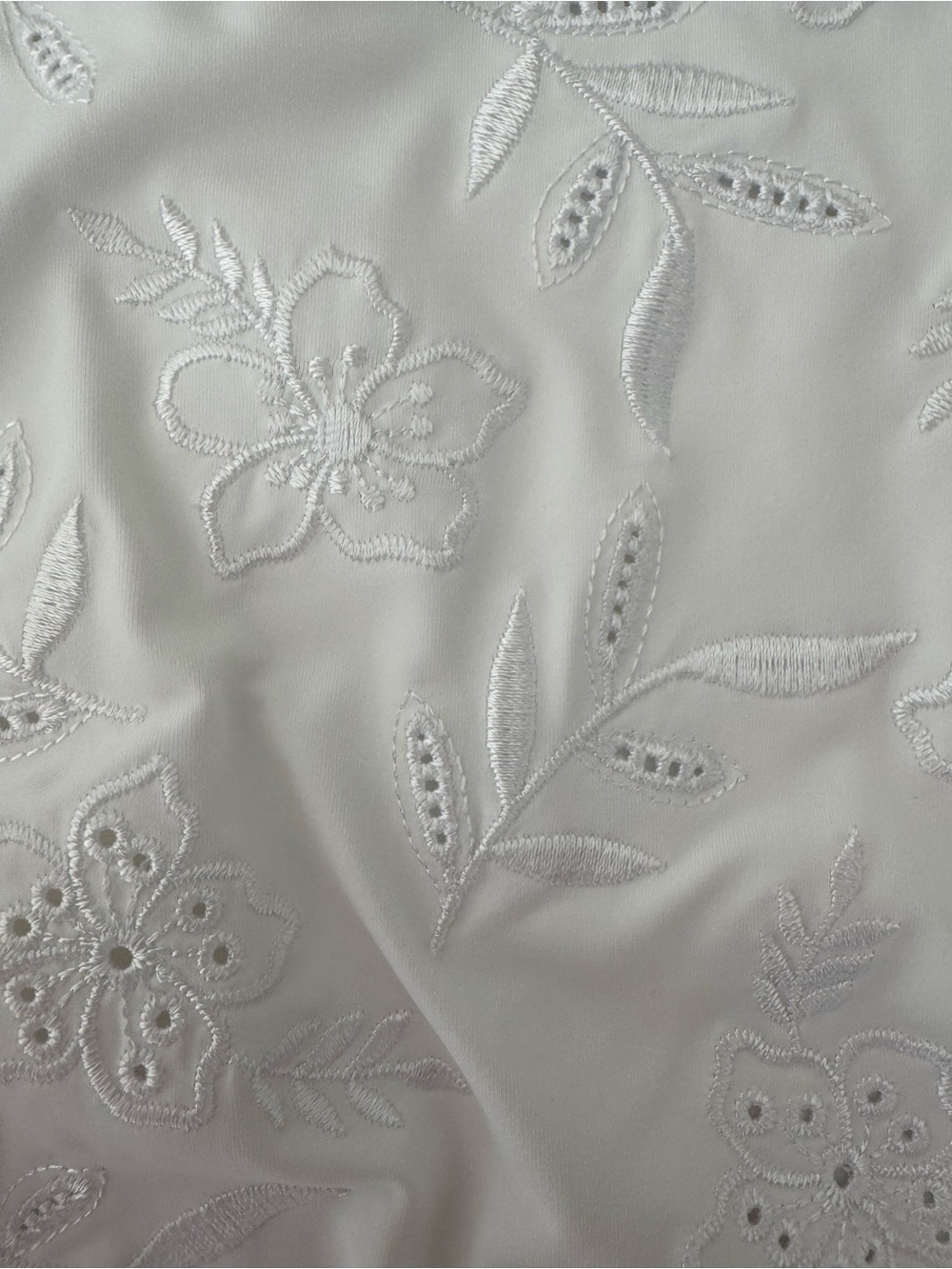 Tommy Bahama White Eyelet Hideaway One Piece Swimsuit Size 6 - Picture 4 of 5